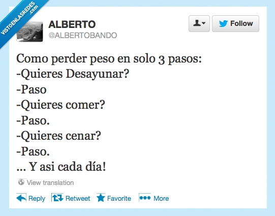 Perder peso en sencillos pasos
